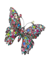 Butterfly Brooch - Multicolor